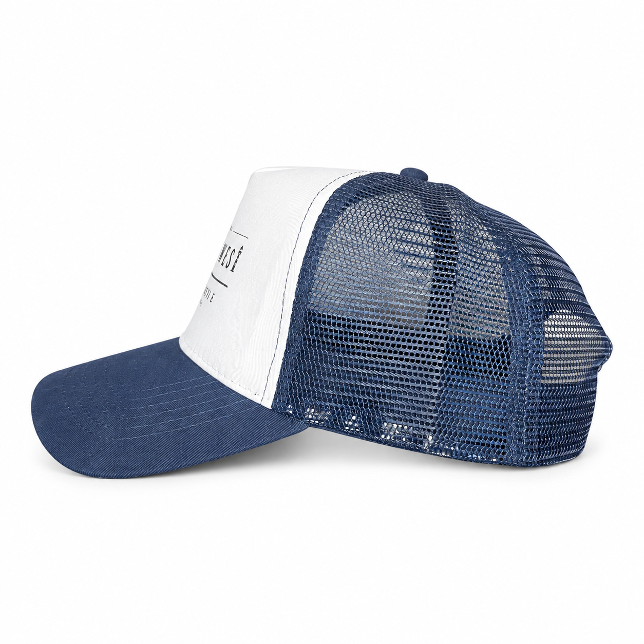 District West Trucker Cap Navy/White — sidovy