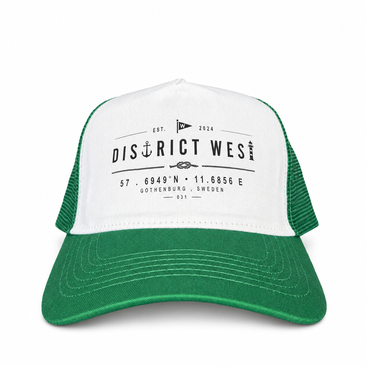 Trucker Cap Green / White