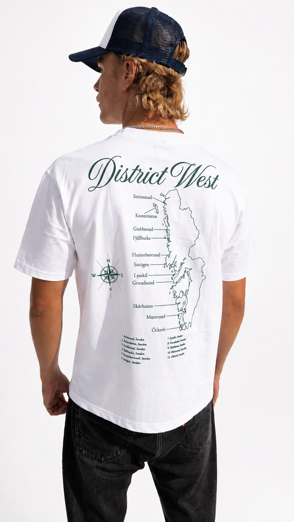 Coastline Mid-size t-shirt bakifrån