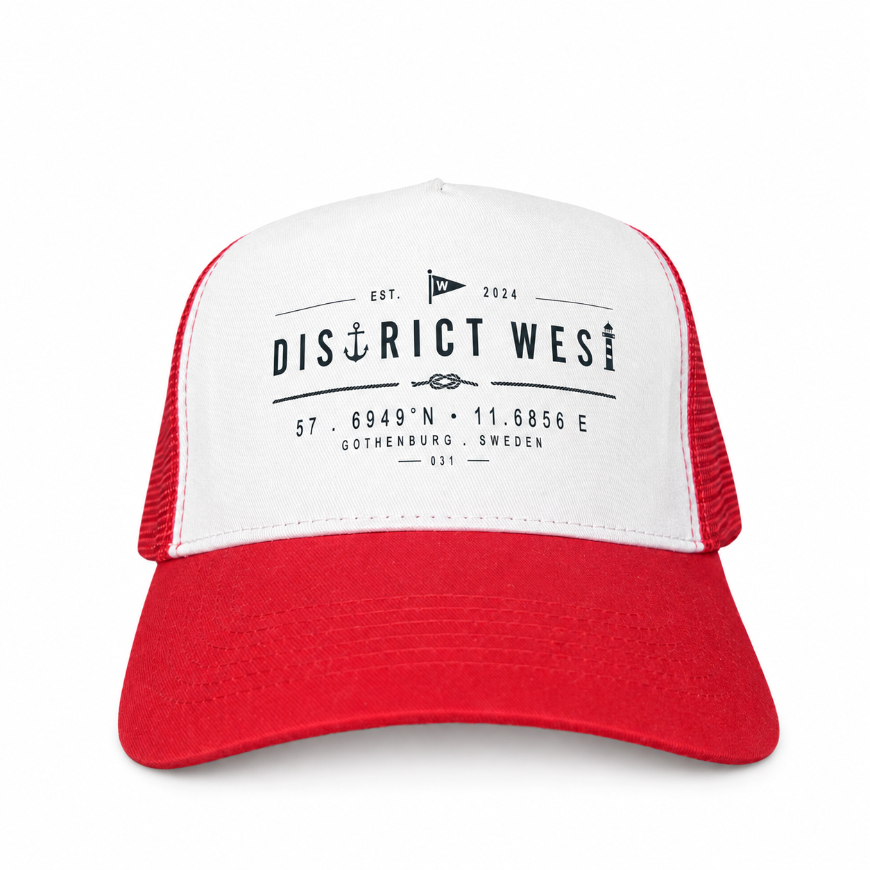 Trucker Cap Red / White